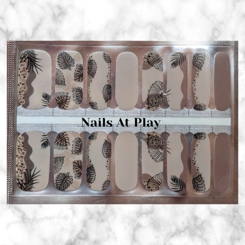 5 for $15 Nail Wraps- Terrace Garden